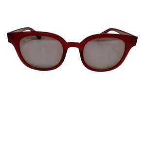 Ray-Ban RB4324 F 6451 93 50 21 150 3N red horn sunglasses well loved